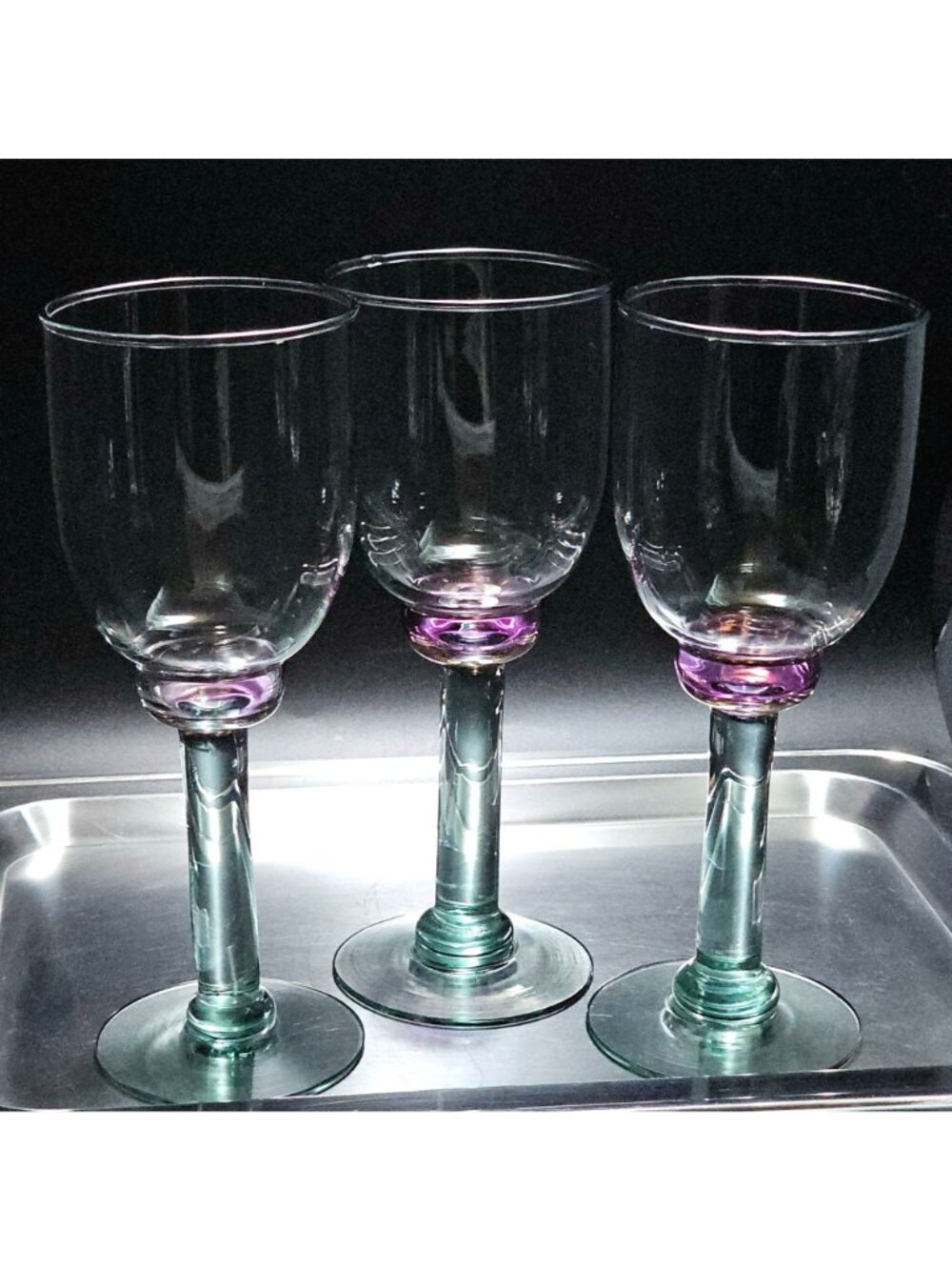 3 Pfaltzgraff Juniper Wine Glass 8.5" goblet  12oz - Picture 6 of 6